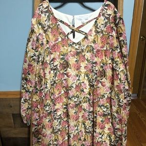Floral dress.